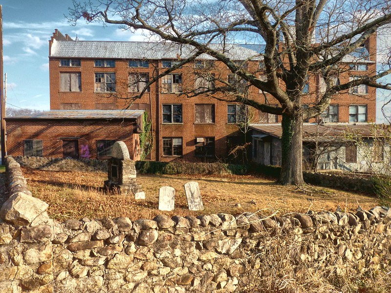 Old cemetery & factory
